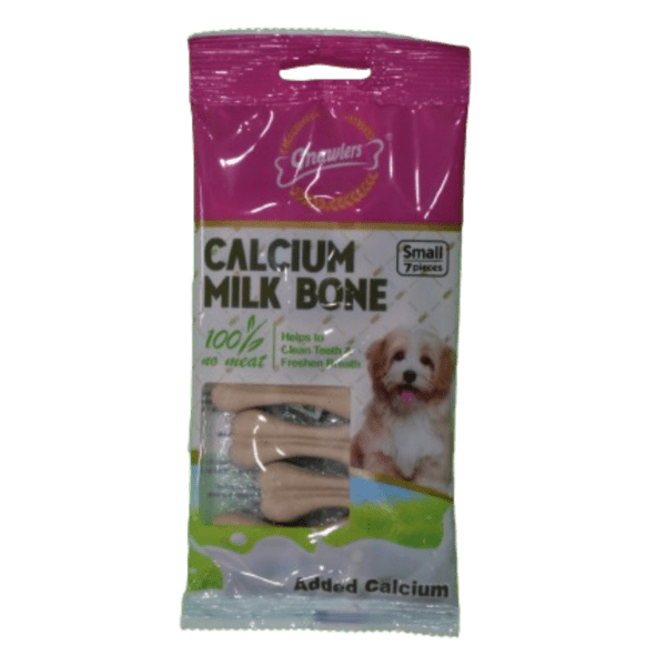 Gnawlers Calcium Milk Bones Dog Treats Small 7 in 1